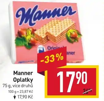 Billa Manner Oplatky nabídka