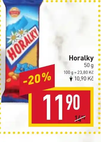 Billa Horalky 50 g nabídka
