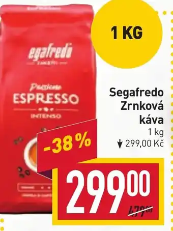 Billa Segafredo Zrnková káva nabídka