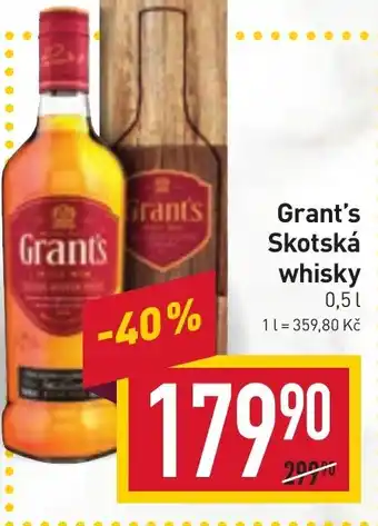 Billa Grant's Skotská whisky 0,5L nabídka