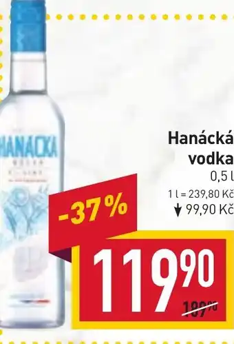 Billa Hanácká vodka 0,5L nabídka