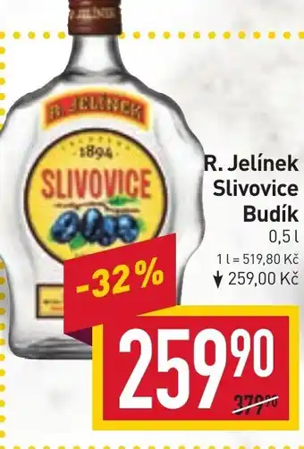 Billa R. Jelínek Slivovice Budík nabídka