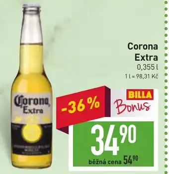 Billa Corona Extra nabídka
