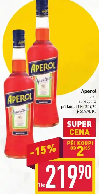 Billa Aperol nabídka