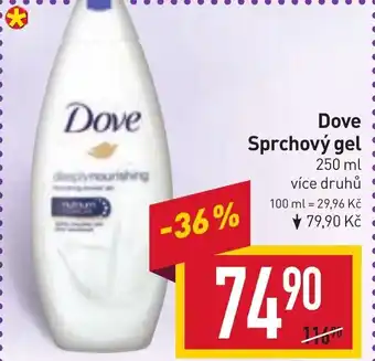 Billa Dove Sprchový gel nabídka