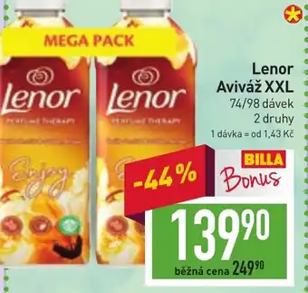 Billa Lenor Aviváž XXL nabídka