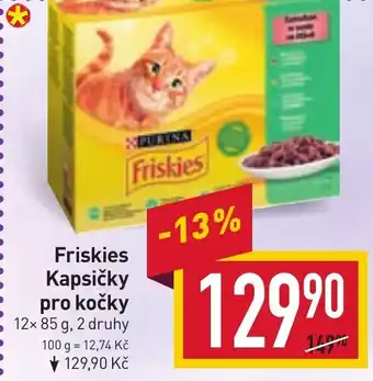 Billa Friskies Kapsičky pro kočky nabídka
