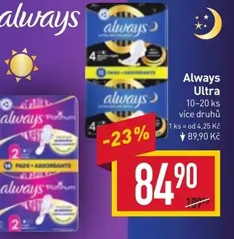 Billa Always Ultra nabídka