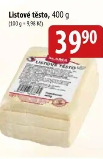Bala Listové těsto, 400 g nabídka