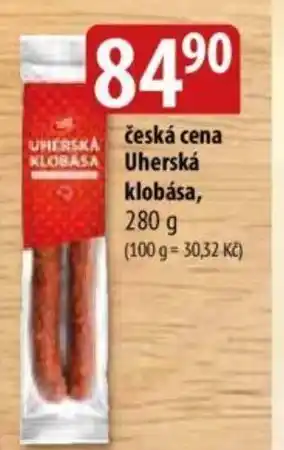 Bala česká cena Uherská klobása, 280 g nabídka