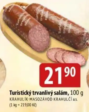 Bala Turistický trvanlivý salám, 100 g nabídka