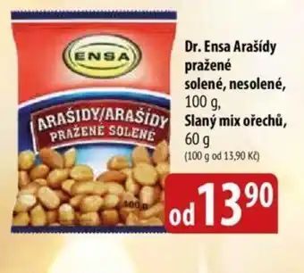 Bala Dr. Ensa Arašídy pražené solené, nesolené, 100 g nabídka