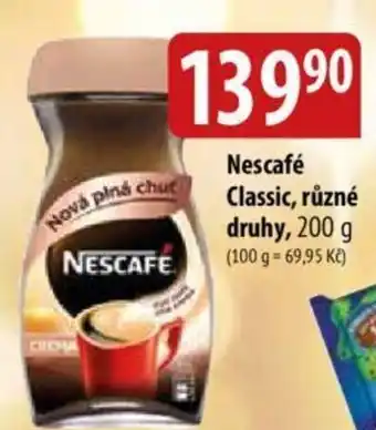 Bala Nescafé Classic, různé druhy, 200 g nabídka