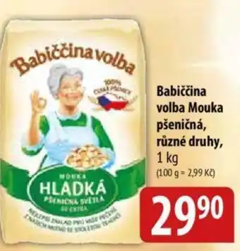 Bala Babiččina volba Mouka pšeničná, různé druhy, 1 kg nabídka