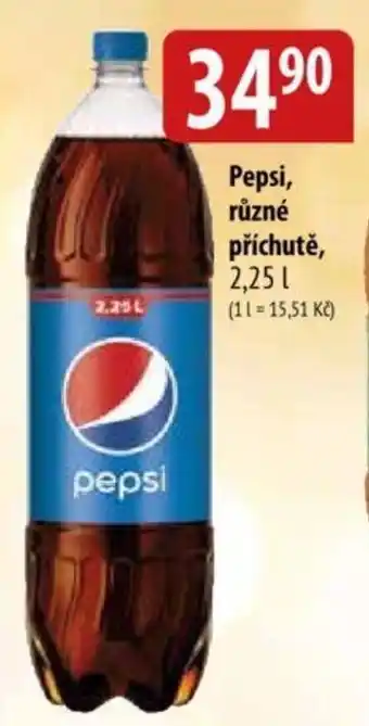 Bala Pepsi, různé příchutě, 2,25 L. nabídka