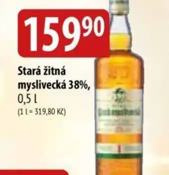 Bala Stará žitná myslivecká 38%, 0,5 L. nabídka