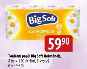 Bala Toaletní papír Big Soft Heřmánek nabídka