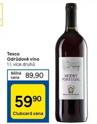 Tesco Tesco odrůdové víno nabídka