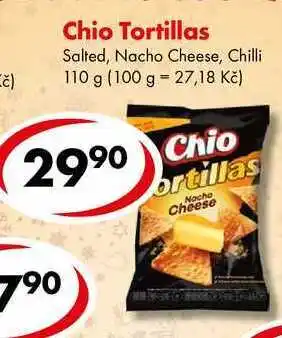 CBA Chio tortillas, 110 g nabídka