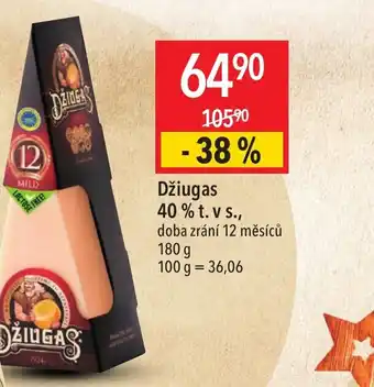Globus Džiugas 40% t.v.s nabídka