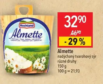 Globus Almette nadýchaný tvarohový sýr nabídka
