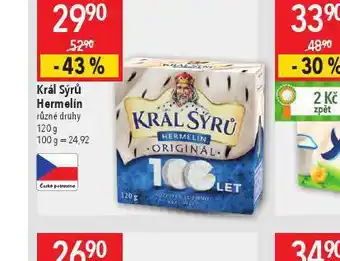 Globus Král sýrů hermelín nabídka