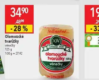 Globus Olomoucké tvarůžky nabídka