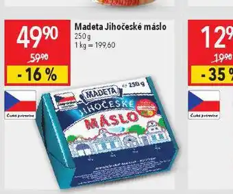Globus Madeta jihočeské máslo nabídka