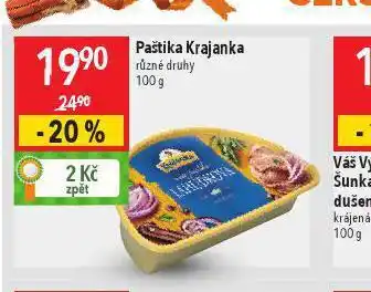 Globus Paštika krajanka nabídka