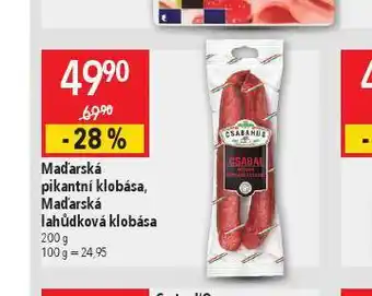 Globus Maďarská klobása nabídka