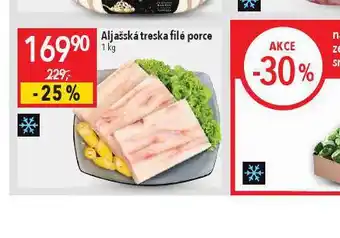 Globus Aljašská treska filé porce nabídka