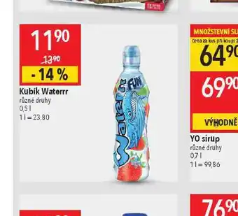 Globus Kubík waterrr nabídka