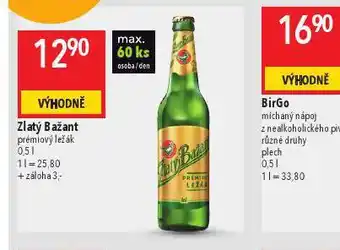 Globus Pivo zlatý bažant nabídka