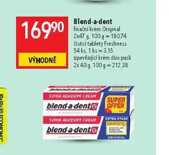 Globus Blend a dent fixační krém na zubní náhrady nabídka