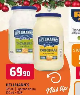 Terno Hellmann´s tatarská omáčka, majonéza nabídka