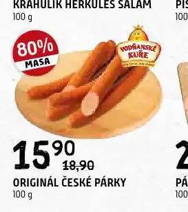 Terno Originál české párky nabídka