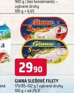 Terno Giana sleďové filety nabídka