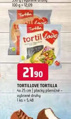Terno Tortillove tortilla nabídka