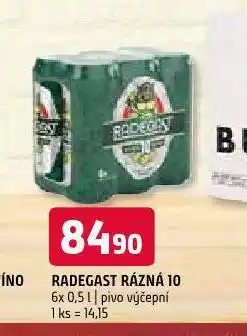 Terno Pivo radegast rázná 10 nabídka