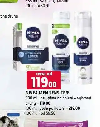 Terno Nivea men sensitive voda po holení nabídka