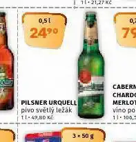Terno Pivo pilsner urquell nabídka