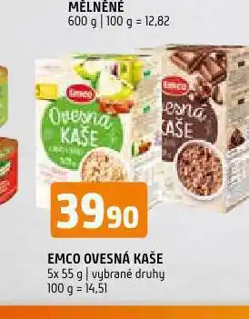 Terno Emco ovesná kaše nabídka