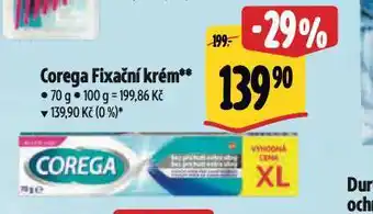 Albert Corega fixační krém na zubní náhrady nabídka