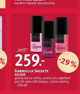 Gabriella salvete gelový lak na nehty