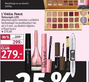 Rossmann Loreal paris řasenka nabídka