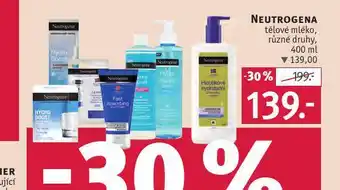 Rossmann Neutrogena tělové mléko nabídka