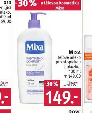 Rossmann Mixa tělové mléko nabídka