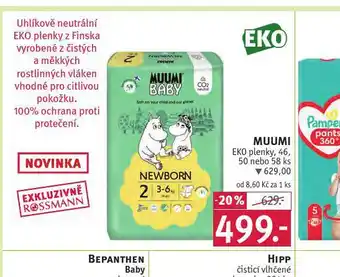 Rossmann Muumi eko plenky nabídka