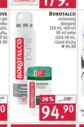 Rossmann Borotalco unisexový deosprej nabídka