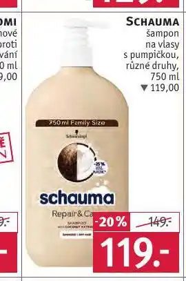 Rossmann Schuama šampon nabídka
